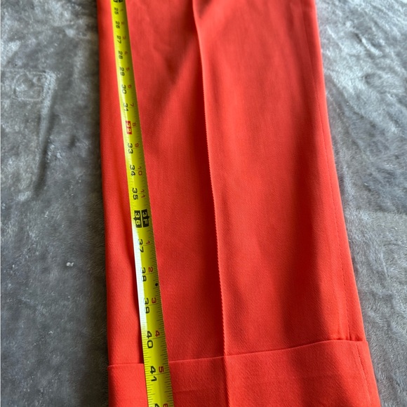 Vintage Escada Margaretha Ley Red Wool High Waist Designer Pants EU 42 - Picture 11 of 13